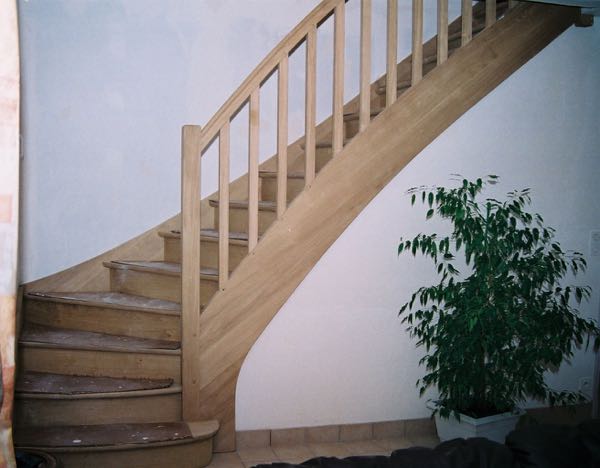 Escalier chêne